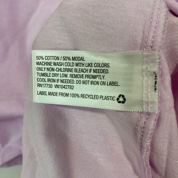 A New Day Women’s Crewneck Short Sleeve Basic Tee Light Purple Size 2X NWT - Picture 5 of 7